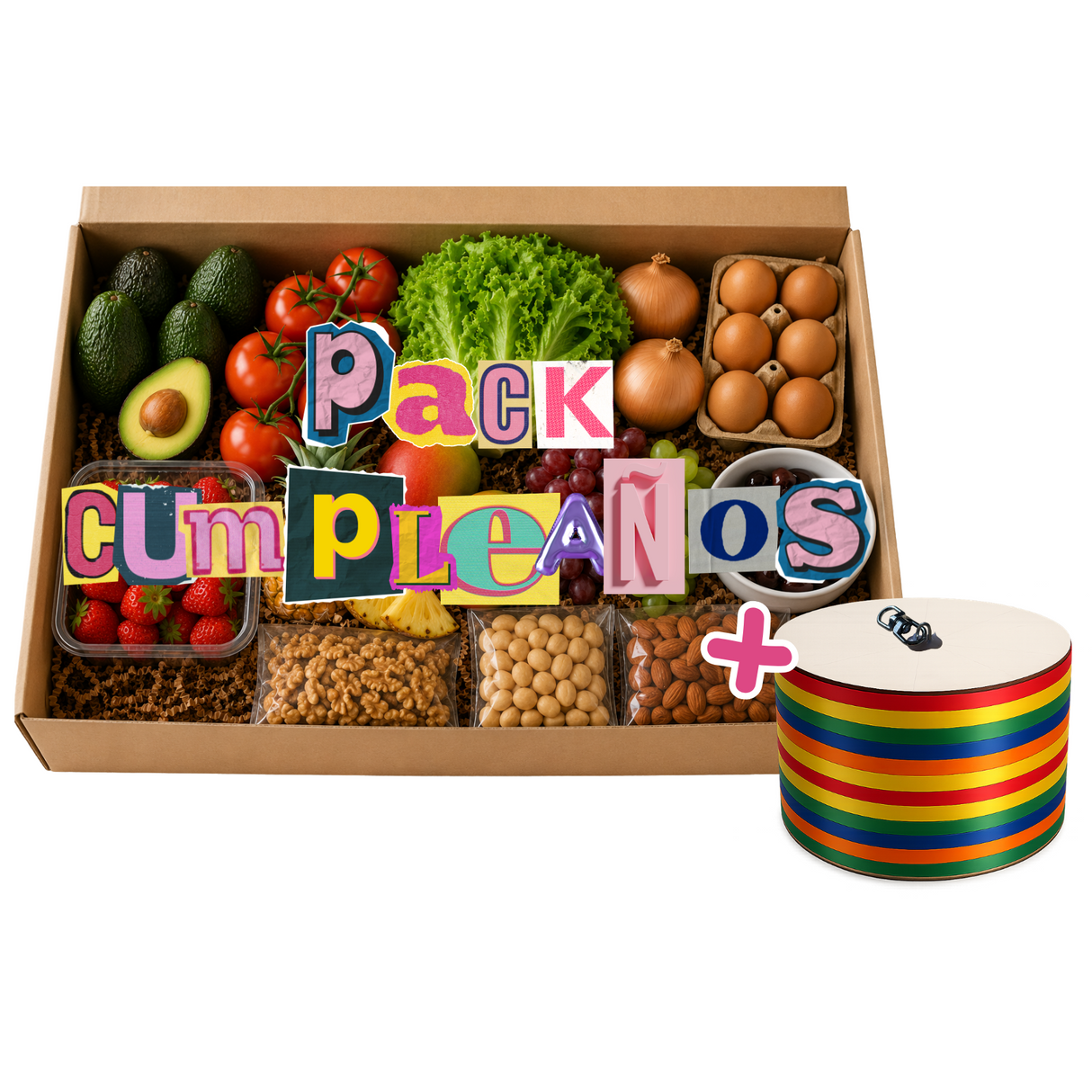 Pack cumpleaños, XL (50 personas)